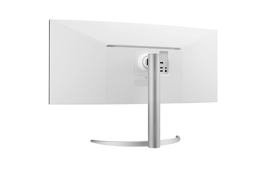 LG 37,5'' 21:9 Curved UltraWide™ QHD+(3840x1600)-skjerm, visning fra siden, 38WQ75C-W, thumbnail 6
