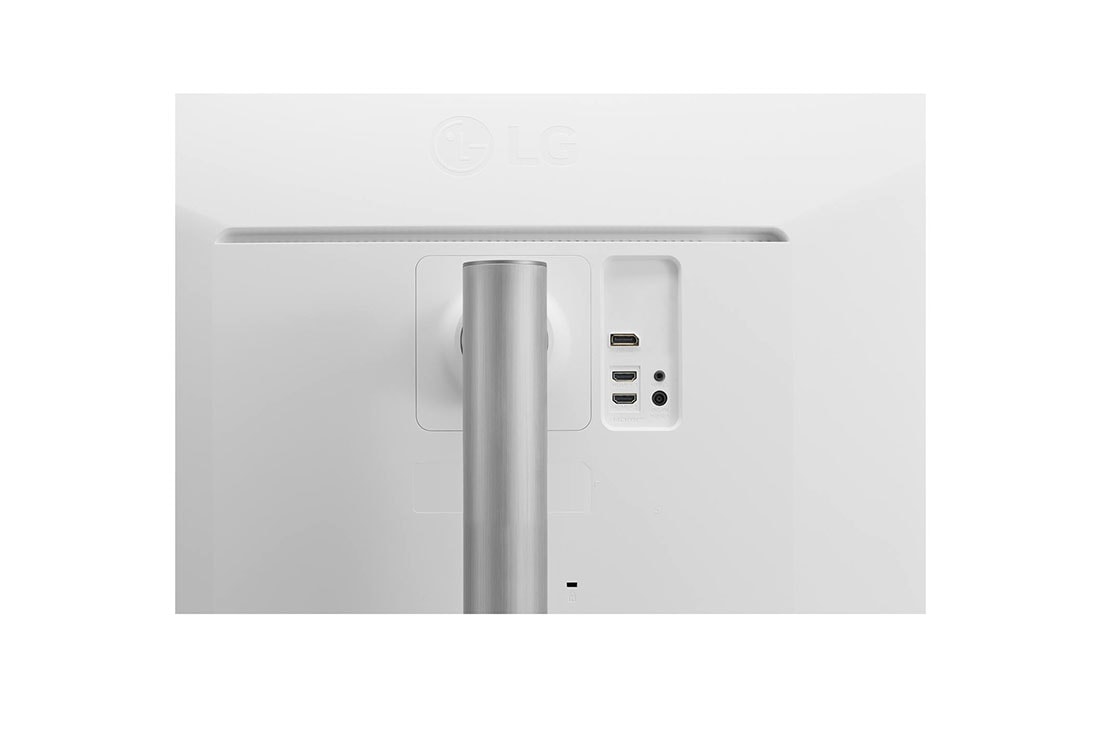 LG 37,5'' 21:9 Curved UltraWide™ QHD+(3840x1600)-skjerm, visning sett bakfra, 38WQ75C-W, thumbnail 8