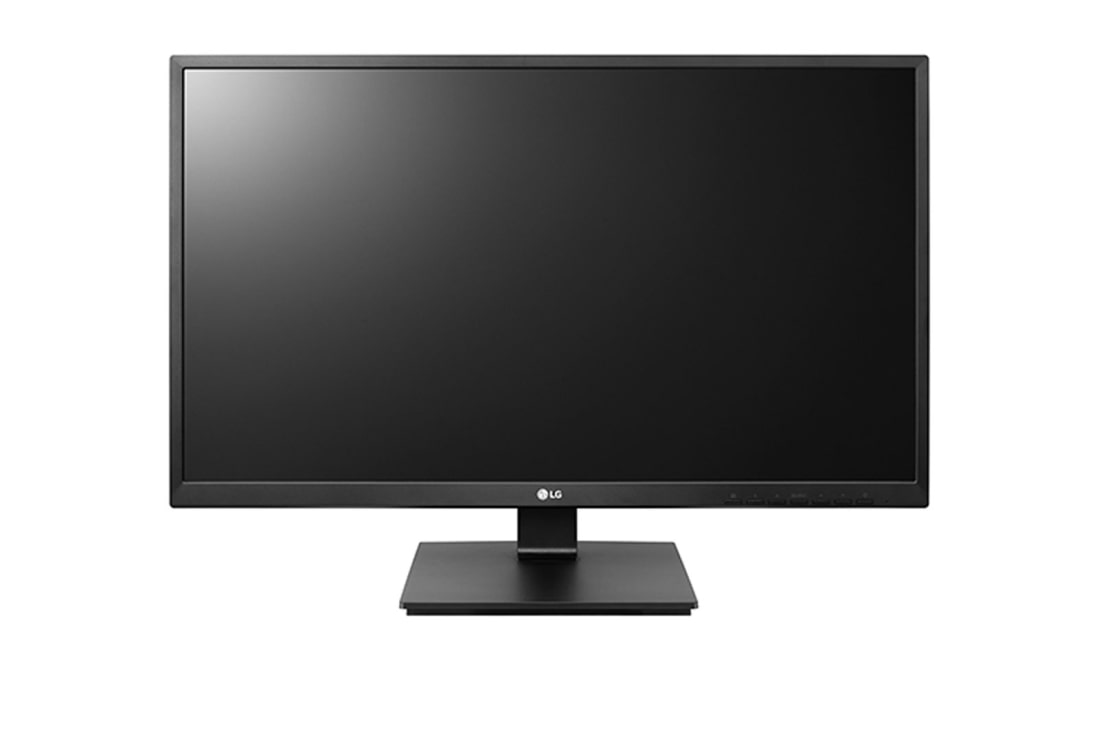 LG FHD IPS-skjerm 24BK55YP-B, visning forfra, 24BK55YP-B