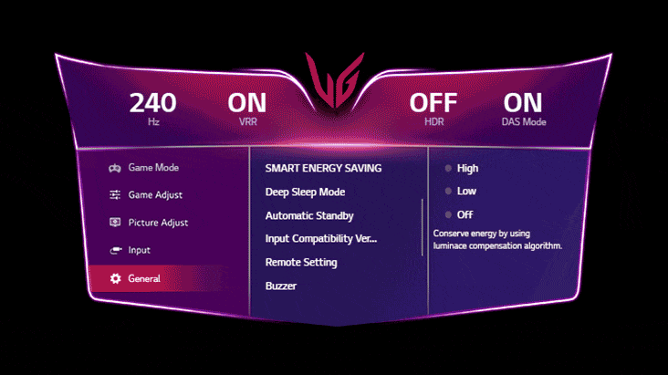 GUI-innstilling bilde.	