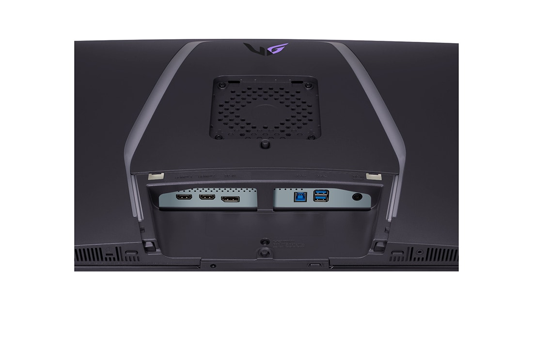 LG 32-tommers UltraGear™ Dual-Mode OLED-spillskjerm | 4K UHD, piksellyd, nærbilde av innganger, 32GS95UE-B, thumbnail 11