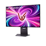 LG 32-tommers UltraGear™ Dual-Mode OLED-spillskjerm | 4K UHD, piksellyd, -15 graders visning fra siden, 32GS95UE-B, thumbnail 2