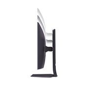 LG 32-tommers UltraGear™ Dual-Mode OLED-spillskjerm | 4K UHD, piksellyd, visning fra siden med nedadgående skjermhøyde, 32GS95UE-B, thumbnail 13