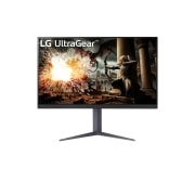 LG 32-tommers UltraGear™ QHD IPS 180 Hz spillskjerm | 1 ms (GtG), DisplayHDR™ 400, visning forfra, 32GS75Q-B, thumbnail 1