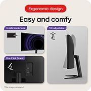 LG 34'' UltraWide QHD buet skjerm, life view, 34WR50QK-B, thumbnail 14