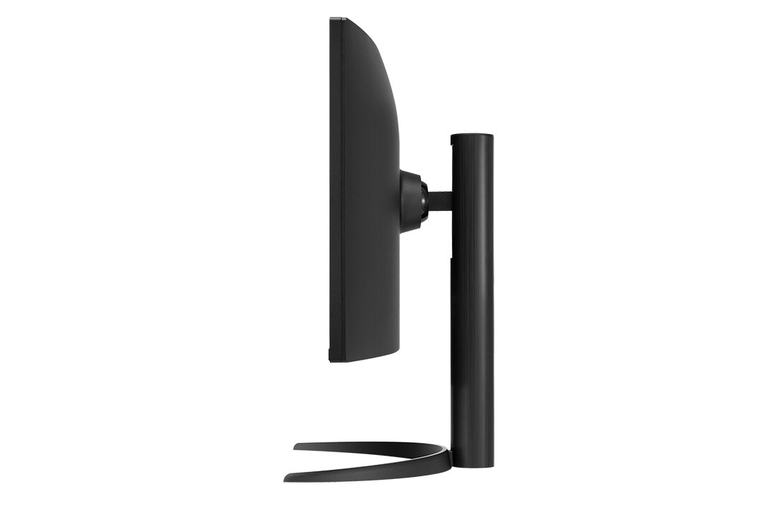 LG 34'' UltraWide QHD Curved skjerm med USB Type-C™, visning fra siden, 34WR55QK-B, thumbnail 8