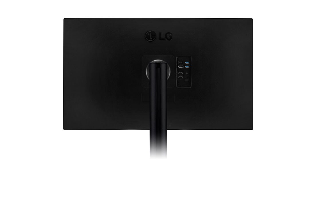 LG 31,5'' UHD 4K Ergo IPS-skjerm med USB-C, visning bakfra, 32UN880K-B, thumbnail 13