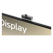 LG 43'' 4K UHD IPS Smart-skjerm med webOS, nærbilde av porter med avtakbart Full HD-webkamera, 43SQ700S-W, thumbnail 12
