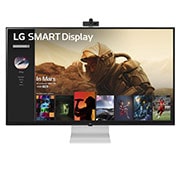 LG 43'' 4K UHD IPS Smart-skjerm med webOS, visning forfra med avtakbart Full HD-webkamera, 43SQ700S-W, thumbnail 2