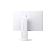 LG UltraGear™ 32-tommers 144 Hz UHD 4K KI Smart spillskjerm | 1 ms (GtG), webOS, visning bakfra med lys på, 32G810SA-W, thumbnail 7