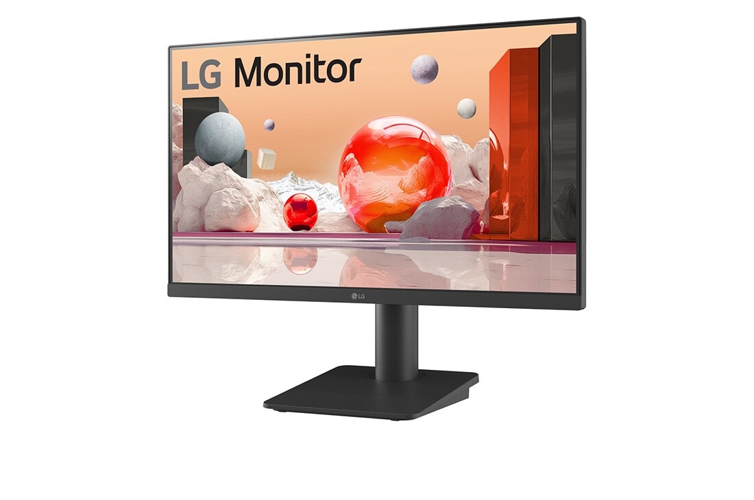 LG 24'' IPS Full HD-monitor, -15 graders visning fra siden, 24MS550-B, thumbnail 2