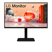 LG 27'' Full HD IPS-monitor, visning forfra, 27BA560-B, thumbnail 1