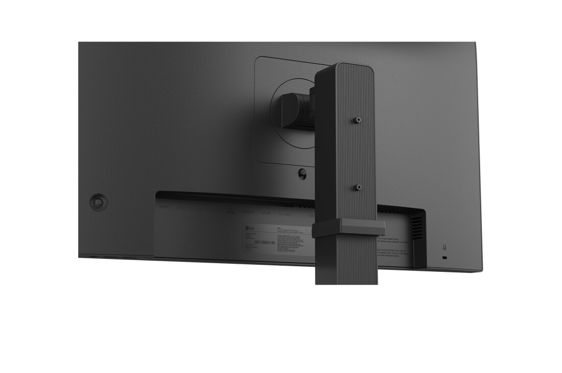 LG 24” Full HD IPS-skjerm med USB Type-C™ og RJ45, nærbilde av baksiden, 24BA750-B, thumbnail 9