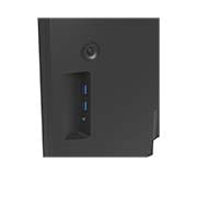 LG 34'' UltraWide QHD buet IPS-skjerm med innebygd FHD-webkamera og USB Type-C™, nærbilde av innganger, 34BA85QE-B, thumbnail 10