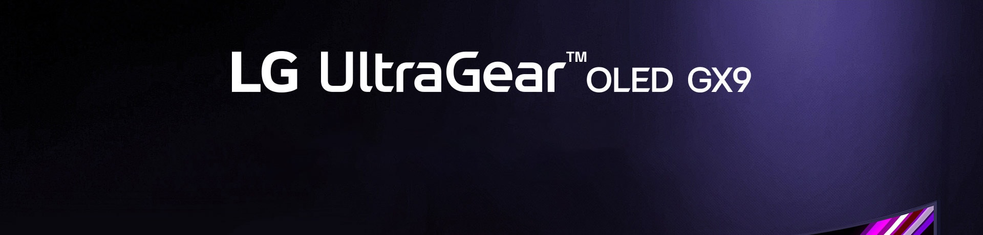 Bilde av UltraGear™ OLED GX9-logo.	