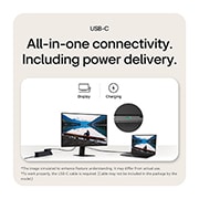 LG 23,8” QHD IPS-skjerm med USB-C, USB-c, 24U631A-B, thumbnail 14