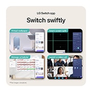 LG 23,8” QHD IPS-skjerm med USB-C, Switch swiftly, 24U631A-B, thumbnail 15