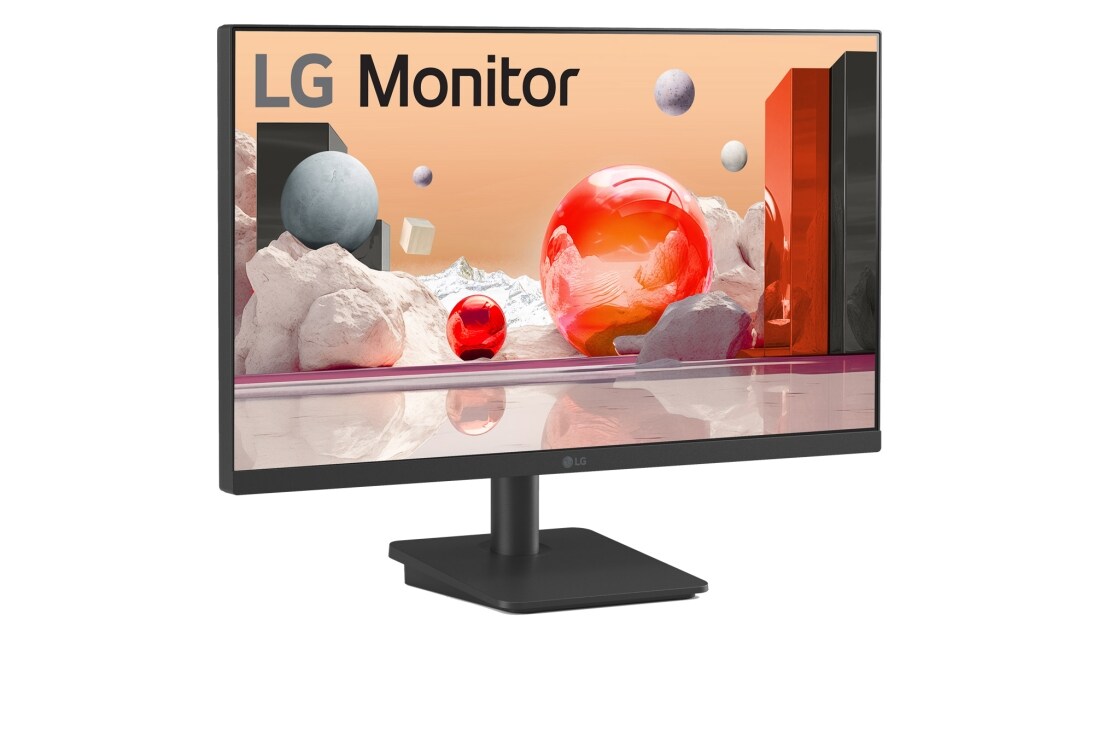 LG 25'' IPS Full HD-monitor, +15 graders visning fra siden, 25MS500-B, thumbnail 2