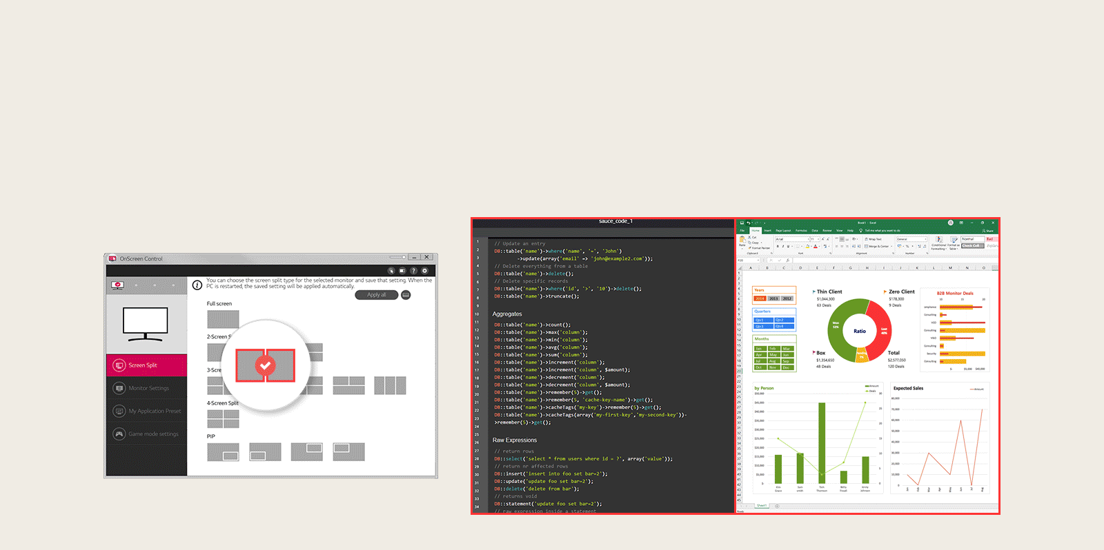 OnScreen Control tilbyr enklere brukergrensesnitt.