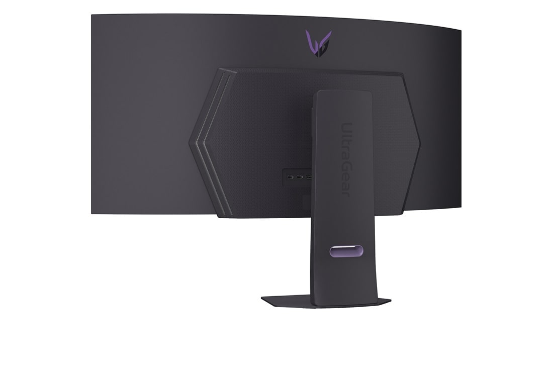 LG UltraGear™ 45-tommers OLED 240 Hz WQHD buet spillskjerm | 0,03 ms (GtG), DisplayHDR True Black 400, USB-C (PD 65 W) og HDMI 2.1, nærbilde av innganger, 45GX900A-B, thumbnail 13