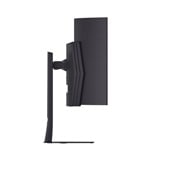 LG UltraGear™ 45-tommers OLED 240 Hz WQHD buet spillskjerm | 0,03 ms (GtG), DisplayHDR True Black 400, USB-C (PD 65 W) og HDMI 2.1, visning bakfra med lys på, 45GX900A-B, thumbnail 5