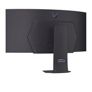 LG UltraGear™ 45-tommers OLED 240 Hz WQHD buet spillskjerm | 0,03 ms (GtG), DisplayHDR True Black 400, USB-C (PD 65 W) og HDMI 2.1, nærbilde av innganger, 45GX900A-B, thumbnail 13