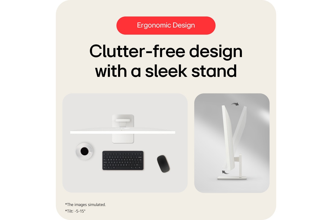 LG 31,5” 4K UHD Smart-skjerm med webOS, Lähikuva takaa, 32U721SA-W, thumbnail 14