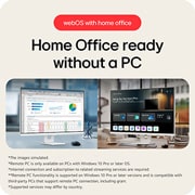 LG 31,5” 4K UHD Smart-skjerm med webOS, rear view with webcam, 32U721SA-W, thumbnail 11