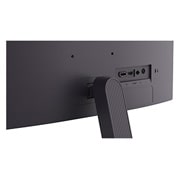 LG 24'' UltraGear™ 144Hz (O/C) FHD IPS spillskjerm | 24G411A med NVIDIA G-SYNC®-kompatibilitet, sRGB 99 % (typ.), visning bakfra med lys på, 24G411A-B, thumbnail 11