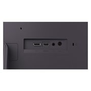 LG 24'' UltraGear™ 144Hz (O/C) FHD IPS spillskjerm | 24G411A med NVIDIA G-SYNC®-kompatibilitet, sRGB 99 % (typ.), visning bakfra i perspektiv med lys av, 24G411A-B, thumbnail 12