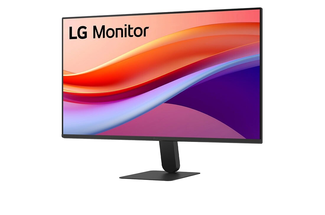 LG 27'' IPS Full HD-skjerm med 120 Hz, nesten rammefritt design, sRGB 99 % (Typ.), HDR10 og 1 ms MBR, -15 degree side view, 27U411A-B, thumbnail 2