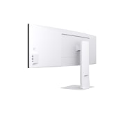 LG 49'' UltraWide Dual QHD (5120x1440) buet Nano IPS-skjerm med 144 Hz, Bakre venstre visning, 49U950A-W, thumbnail 14