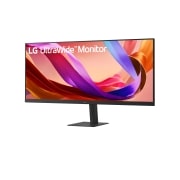 LG 34'' UltraWide 21:9 WFHD (2560 x 1080) IPS-skjerm, -15 graders visning fra siden, 34U511A-B, thumbnail 2