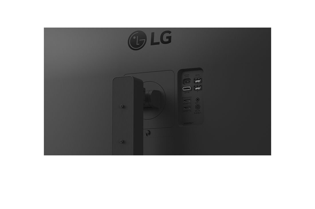 LG 31,5'' 4K UHD UltraFine™ VA-skjerm, Sidevisning bakfra, 32U720A-B, thumbnail 9