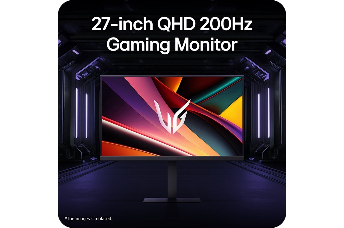 LG 27'' UltraGear™ 300Hz QHD IPS-spelskärm | DCI-P3 95 % (Typ.), VESA DisplayHDR™ 400, 1ms (GtG), USB-C (PD 15W), details view, 27G640A-B, thumbnail 18