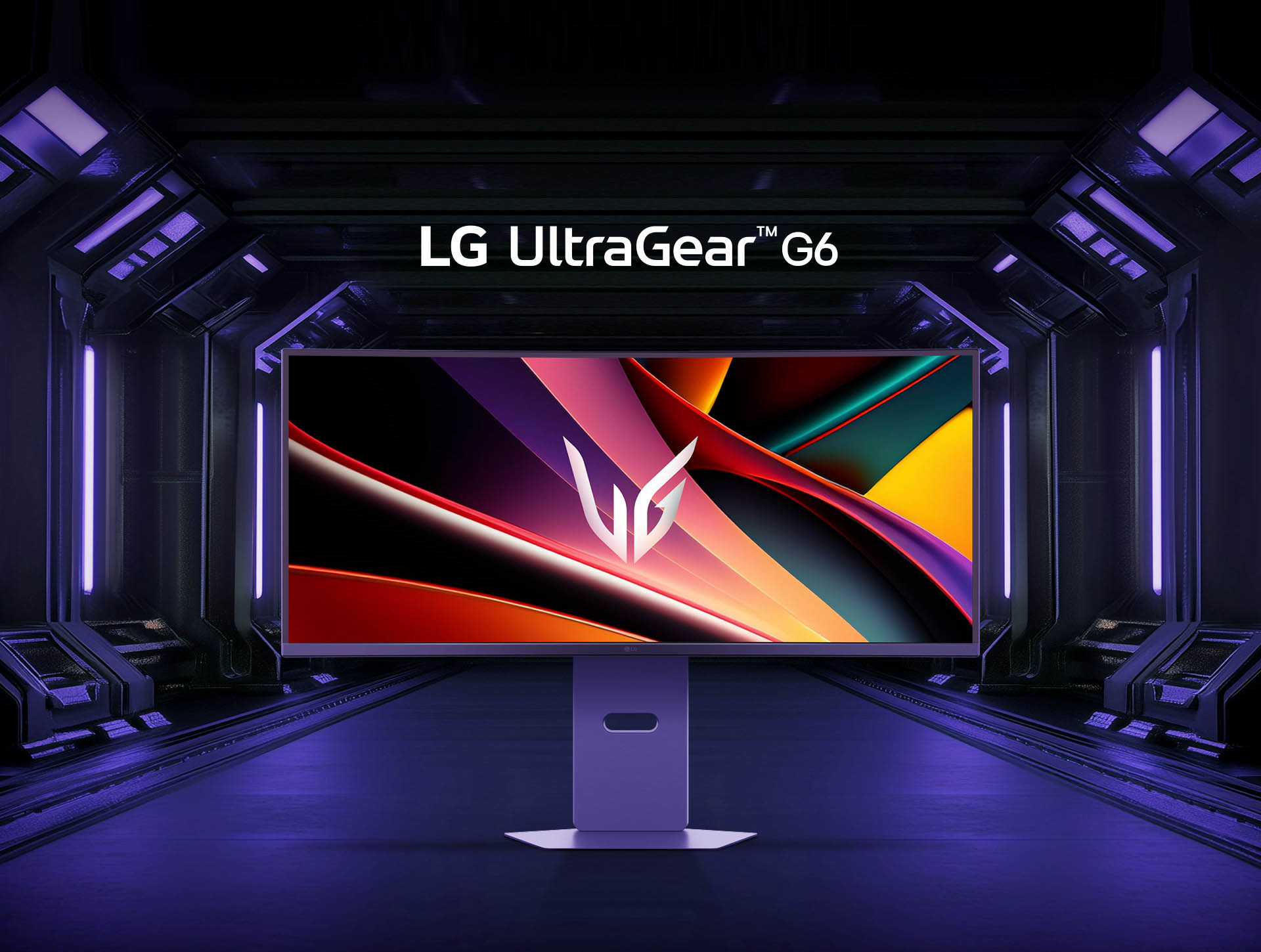 UltraGear™ OLED GX6-logo med produktbilde av UltraGear.