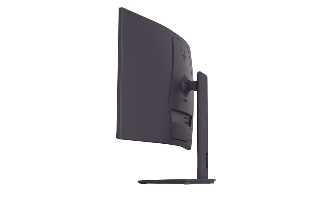 LG 32'' UltraGear™ QHD 180 Hz 1 ms GtG buet spillskjerm, visning bakfra med lys av, 32G600A-B, thumbnail 12