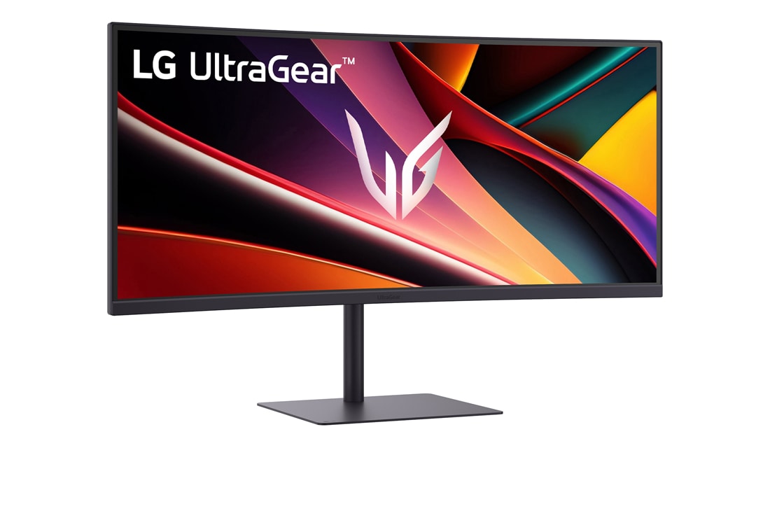 LG 34'' UltraGear™ 240 Hz WQHD gamingskjerm | DCI-P3 95 % (typ.), VESA DisplayHDR™ 400, 1 ms (GtG), USB-C (PD 15 W), skrå visning forfra fra høyre, 34G630A-B, thumbnail 3