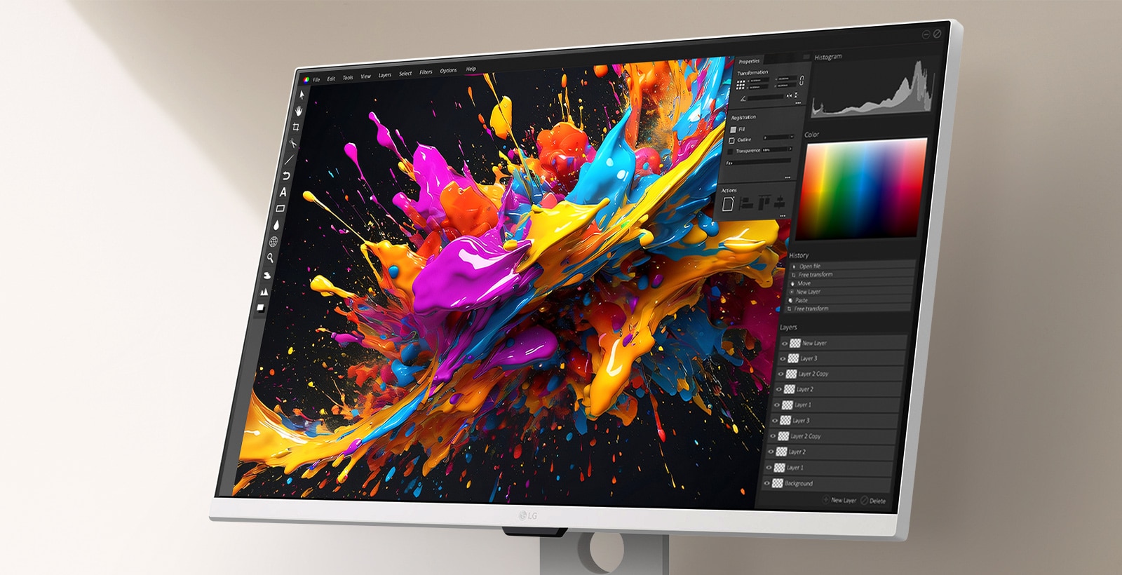LG Smart Monitor i bruk til arbeid og innholdsproduksjon