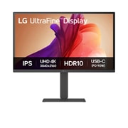 LG 27'' 4K UHD UltraFine™ IPS monitor, visning forfra, 27U730A-B, thumbnail 1
