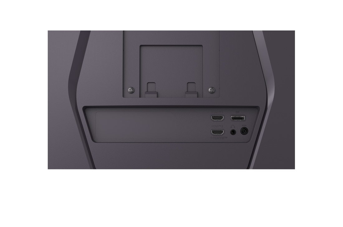 LG 27'' UltraGear™ QHD-spillmonitor med 200 Hz oppdateringsfrekvens │ sRGB 99 % (typ.), VESA DisplayHDR™ 400, 1 ms (GtG) og HDMI 2.0, visning av skjermen forfra med stativet nede, 27G610A-B, thumbnail 8