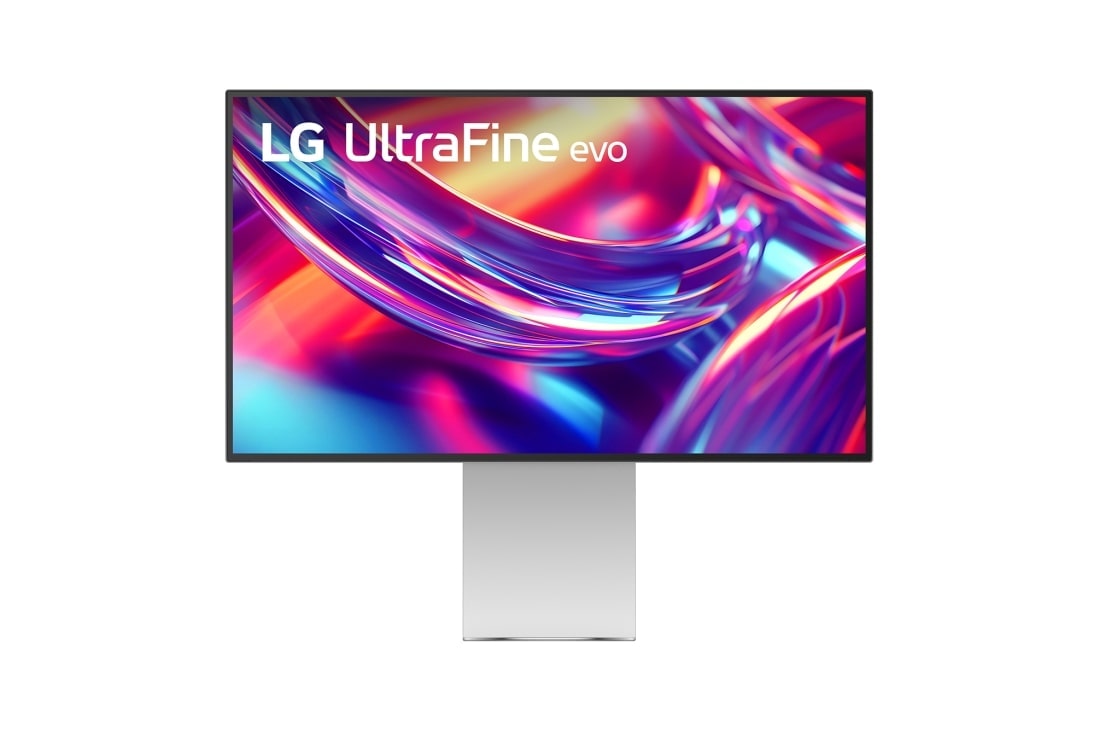 LG 32'' UltraFine™ evo Nano IPS Black 6K med Thunderbolt™ 5, vedere frontală cu înălțime extinsă, 32U990A-S