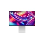 LG 32'' UltraFine™ evo Nano IPS Black 6K med Thunderbolt™ 5, vedere frontală cu înălțime extinsă, 32U990A-S, thumbnail 1