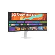 LG 34'' Smart Monitor WQHD buet skjerm for strømming med webOS, +15 graders visning fra siden, 34U601SA-W, thumbnail 3