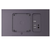 LG  LG 34'' UltraGear™ OLED 160 Hz WQHD buet gamingskjerm | 160 Hz, AMD FreeSync™ Premium, visning bakfra i perspektiv med lys på, 34G600A-B, thumbnail 15