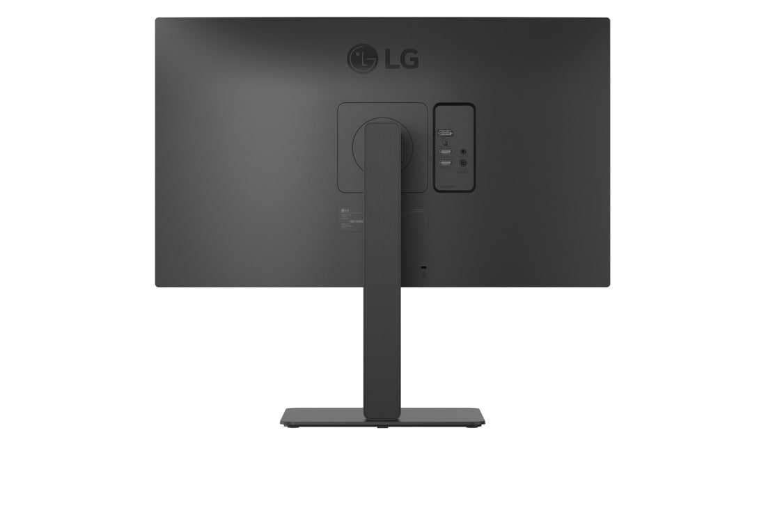 LG 27'' UHD 4K BA45U | 3840 x 2160 | HDR10 | IPS skjerm, visning bakfra, 27BA45U-B, thumbnail 11