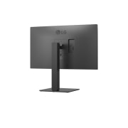 LG 27'' UHD 4K BA45U | 3840 x 2160 | HDR10 | IPS skjerm, visning i perspektiv bakfra, 27BA45U-B, thumbnail 12