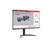 LG 32'' UHD 4K BR55UK | 3840 x 2160 | 60Hz | VA skjerm, LG 32BR55UK-B, 31,5" UHD 4K HDR-skjerm med USB Type-C™, 65W strømforsyning (Power Delivery), innebygde høyttalere, HDR10, DCI-P3 90 % – fengslende fargedetaljer og strømlinjeformede kontroller for en , 32BR55UK-B, thumbnail 2