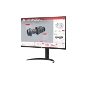 LG 32'' UHD 4K BR55UK | 3840 x 2160 | 60Hz | VA skjerm, LG 32BR55UK-B, 31,5" UHD 4K HDR-skjerm med USB Type-C™, 65W strømforsyning (Power Delivery), innebygde høyttalere, HDR10, DCI-P3 90 % – fengslende fargedetaljer og strømlinjeformede kontroller for en , 32BR55UK-B, thumbnail 4