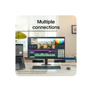 LG 27'' UltraFine™ UHD 4K U711B | 3840 x 2160 | HDR10 | IPS skjerm, LG Ultrafine 27U711B-b, 27" UHD 4K IPS-skjerm, DCI-P3 90 % med HDR10 – en allsidig skjerm med forbedret visuell klarhet., 27U711B-B, thumbnail 7